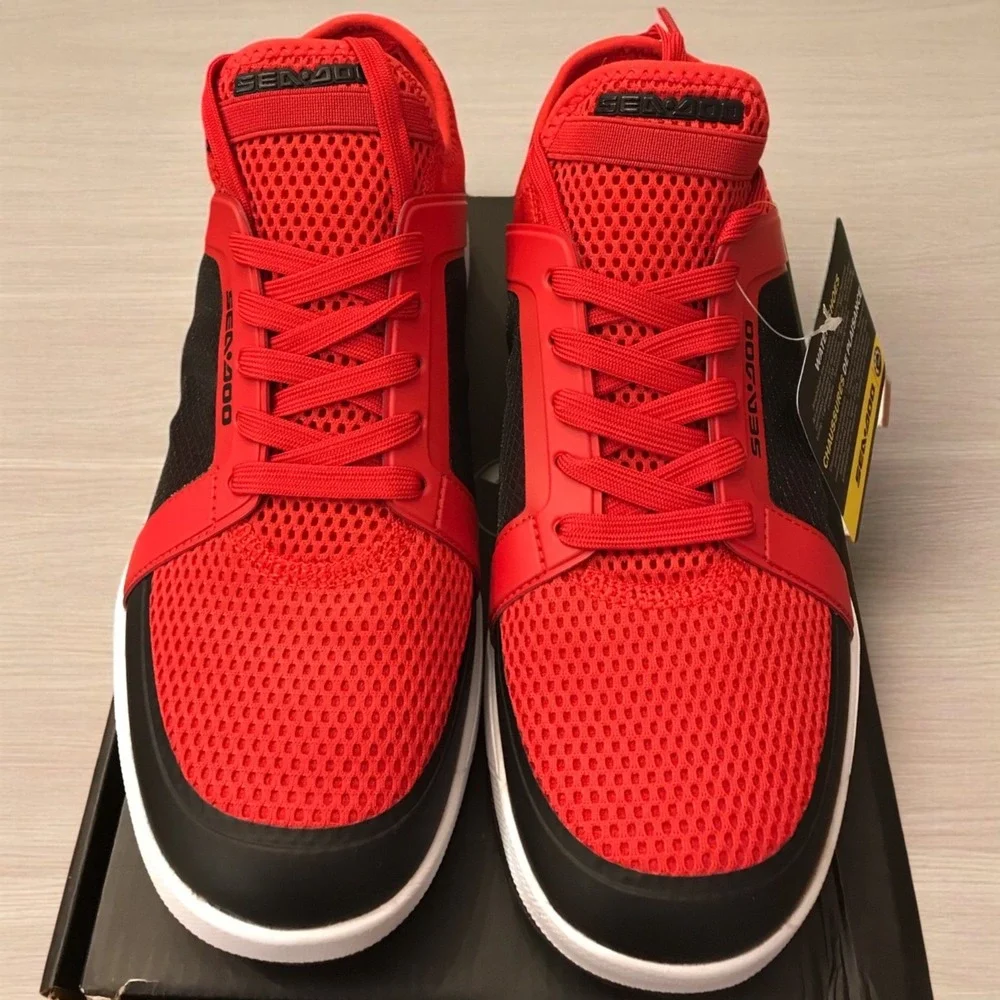 Sea-Doo Men's Red and Black Athletic Shoes - Picture 2 of 6